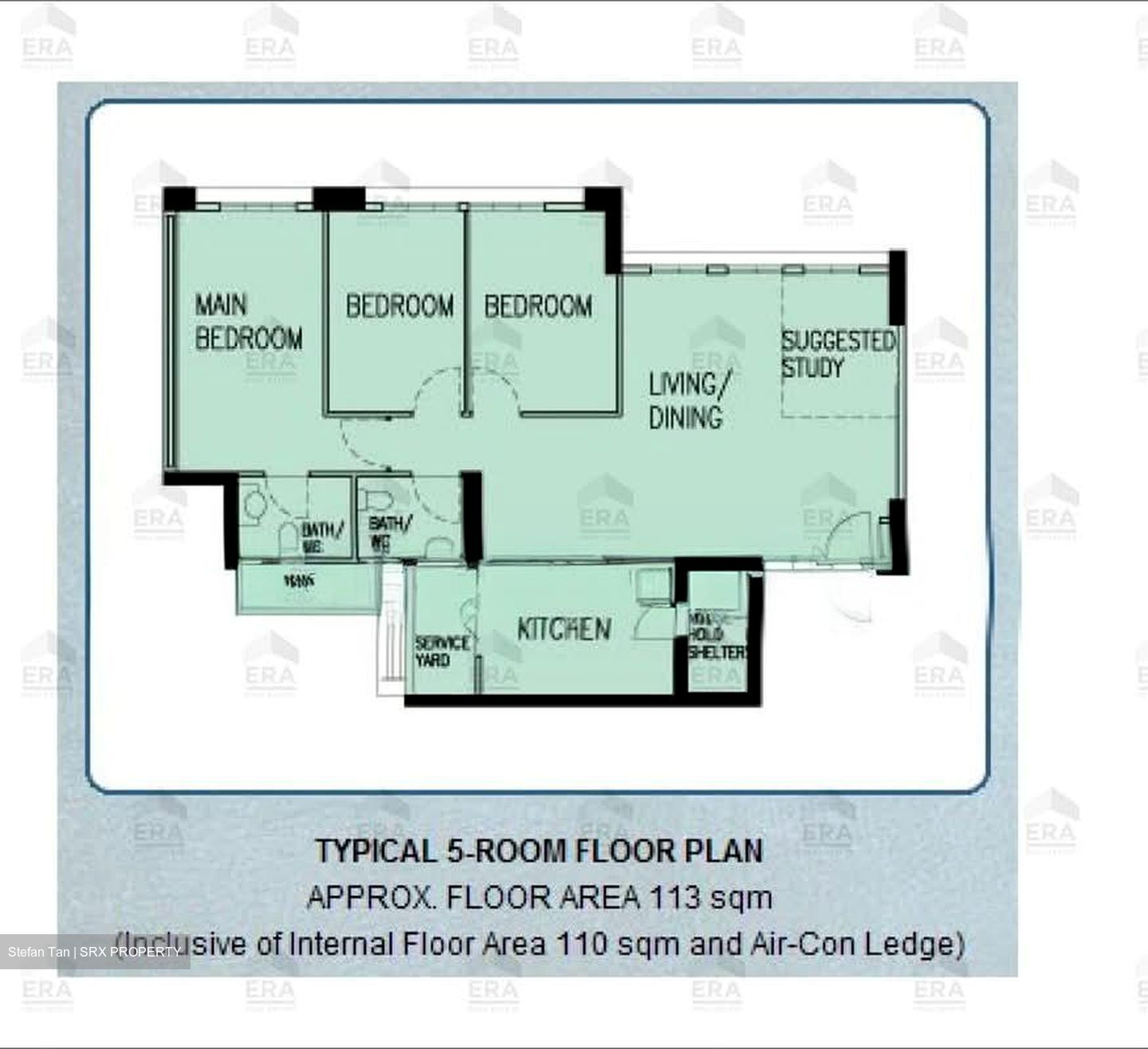 Blk 120A Eastwave @ Canberra (Sembawang), HDB 5 Rooms #589897131